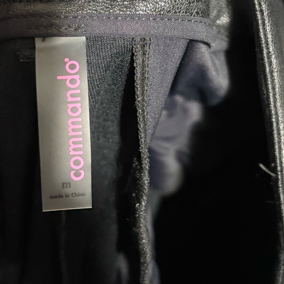 commando Faux Leather Wide Leg Trousers - Picture 2 of 5